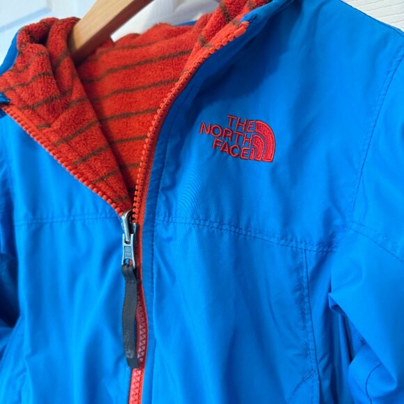 The North Face toddler fleece-lined jacket - blue and orange - size 3T - Picture 9 of 12